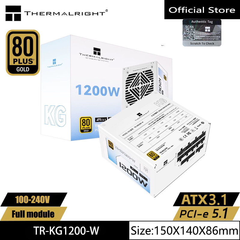 Thermalright TR-KG1200-W/1000- - 1000W White Modular Power Supply recensie en prijs