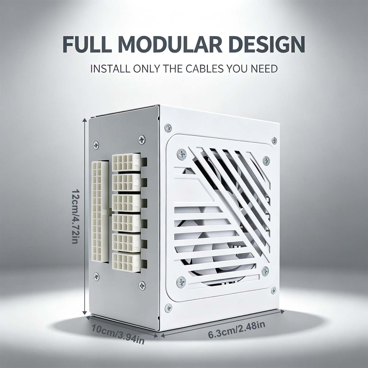 600W SFX-voeding, volledig mod - 750W Sfx Fully Modular Power Supply recensie en prijs